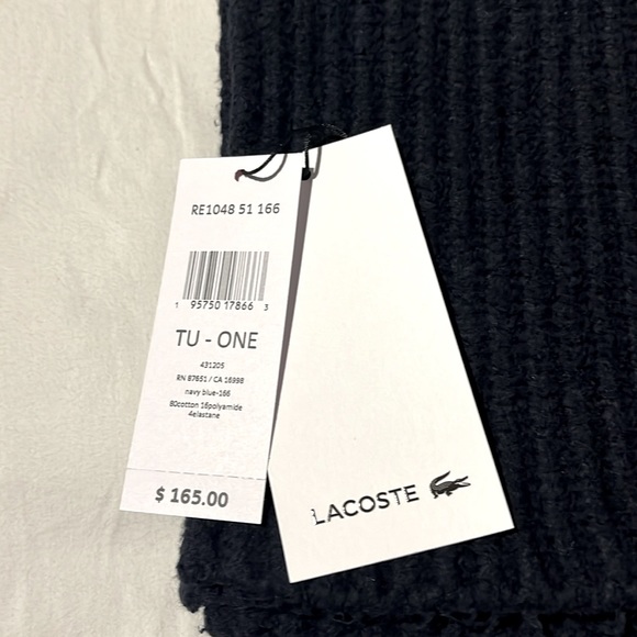 Lacoste Winter Scarf - Picture 2 of 5